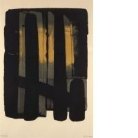 Lithograph Soulages - Lithographies n°38