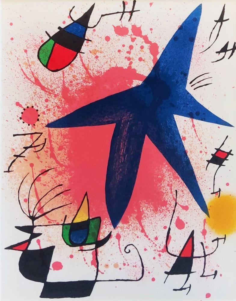 Lithograph Miró - Litografía original I