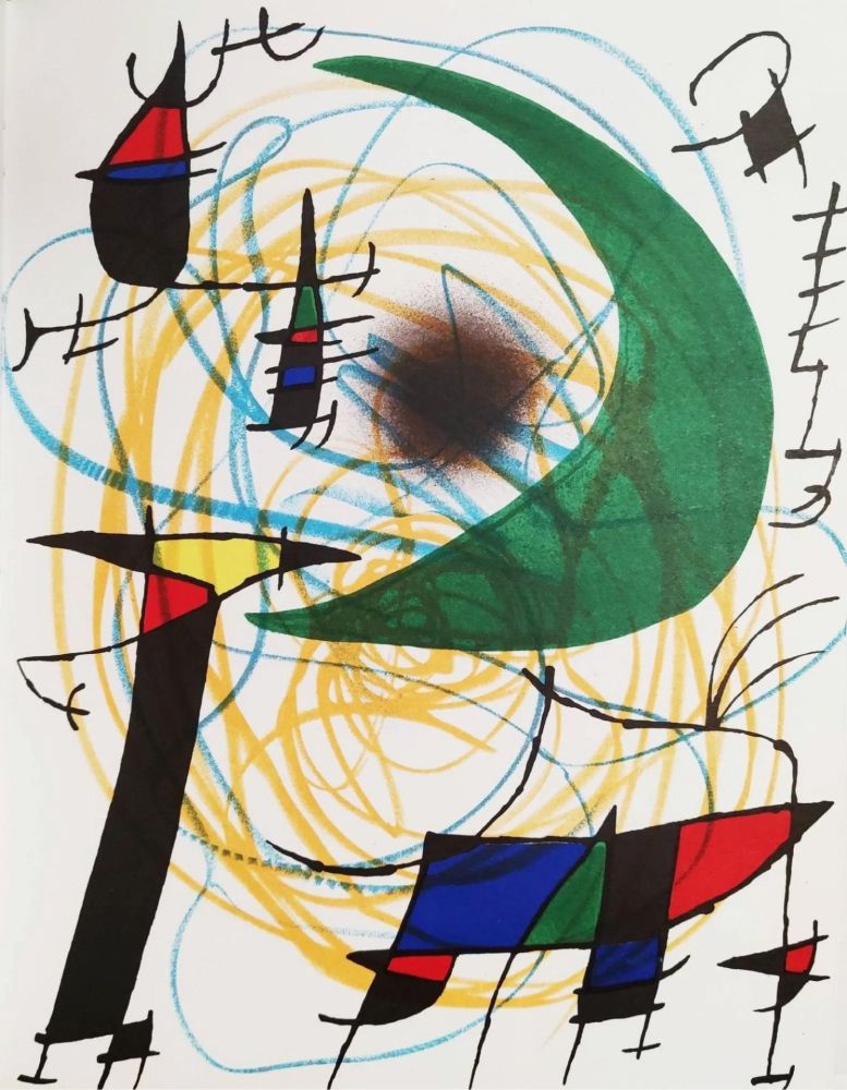 Lithograph Miró - Litografía original V