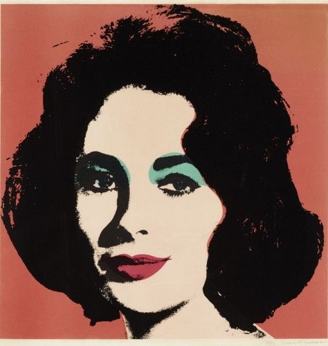 Lithograph Warhol - Liz (FS II.7)
