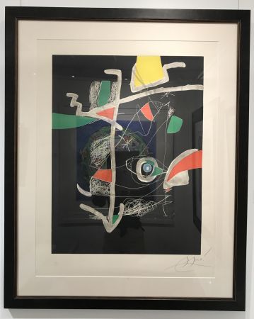 Lithograph Miró - L'Libre dels Sis Sentits VI (Book of the Six Senses)
