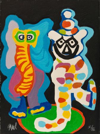 Woodcut Appel - Lls sont de la familie