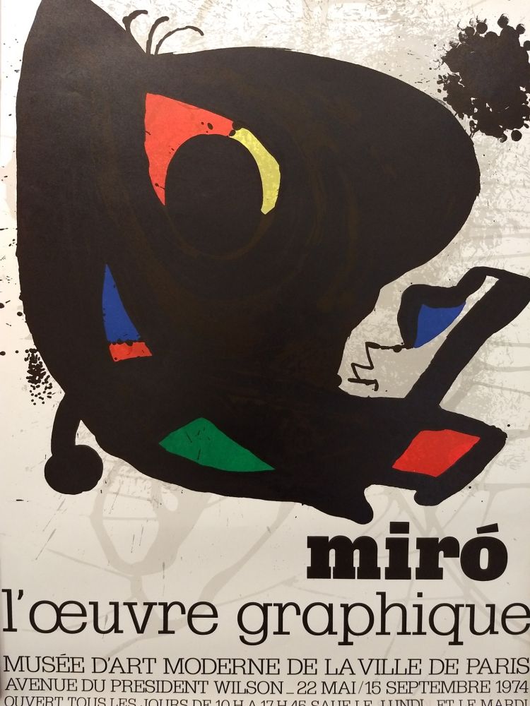 Poster Miró - L'oeuvre graphique