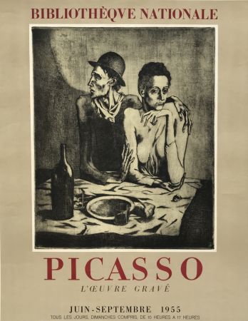 Lithograph Picasso - L'Oeuvre Grave - Bibliotheque Nationale
