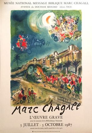 Lithograph Chagall - '' L'Oeuvre Gravé ''