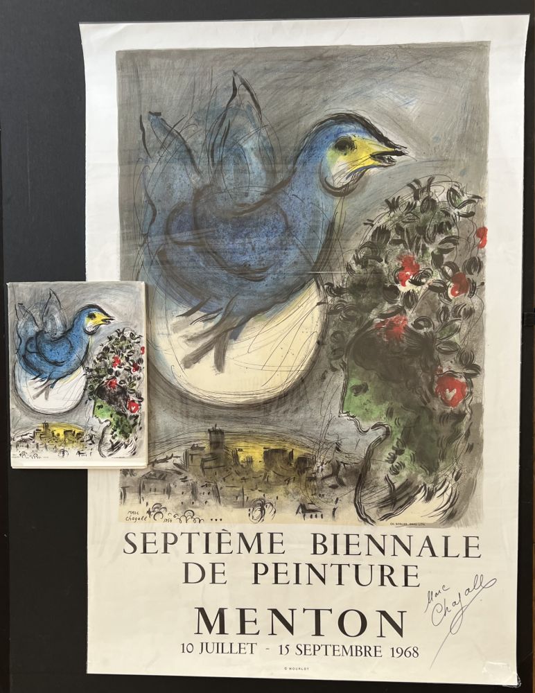 No Technical Chagall - L’Oiseau Bleu - Septieme Biennale De Peinture, Menton