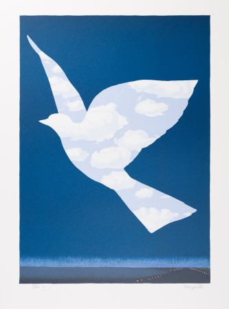 Lithograph Magritte - L’Oiseau de Ciel (The Sky Bird)