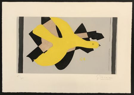 Etching And Aquatint Braque - L'Oiseau et Son Ombre II (Bird and its Shadow II)