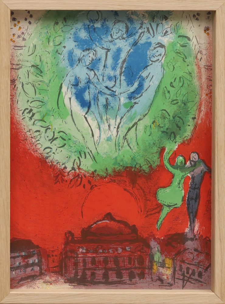 Lithograph Chagall - L'Opéra de Paris