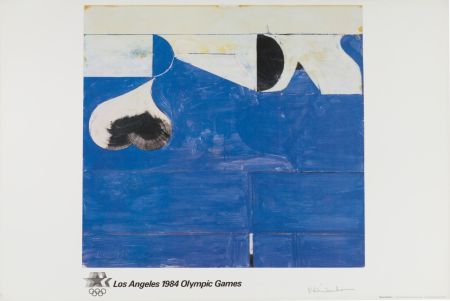 Lithograph Diebenkorn - Los Angeles Olympic Games, 1984 - Hand-signed