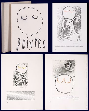 Illustrated Book Alechinsky - Louis Scutenaire et Pierre ALechinsky : POINTES (17 gravures monogrammées) 1972.