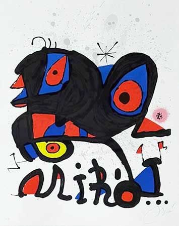 Lithograph Miró - Louisiana