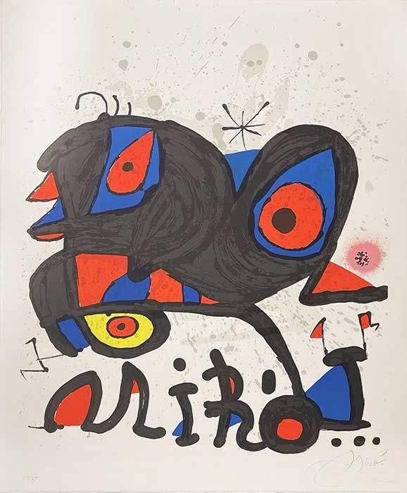 Lithograph Miró - Louisiania