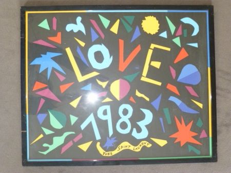 Poster Saint Laurent - Love 1983