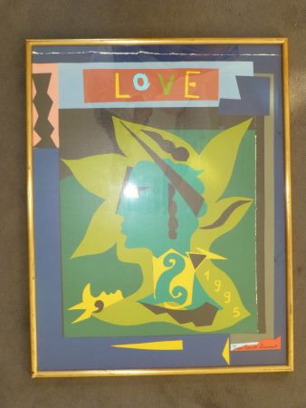Poster Saint Laurent - Love 1995