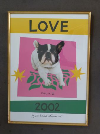 Poster Saint Laurent - Love 2002