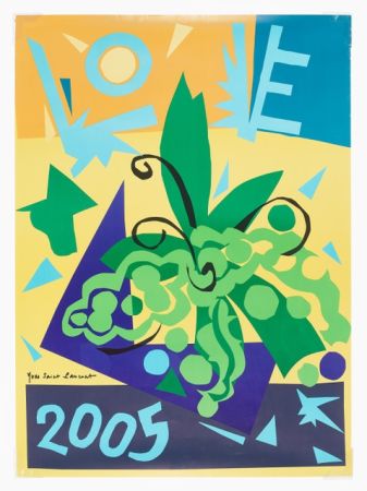 Poster Saint Laurent - Love 2005