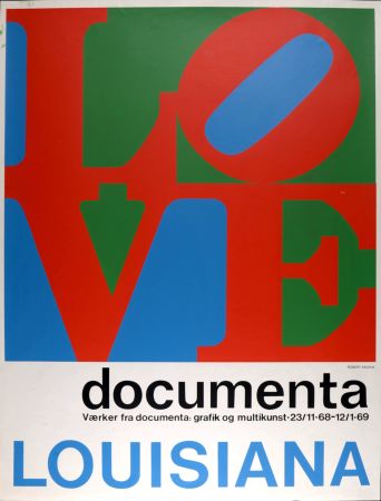 Screenprint Indiana - LOVE Documenta, 1969