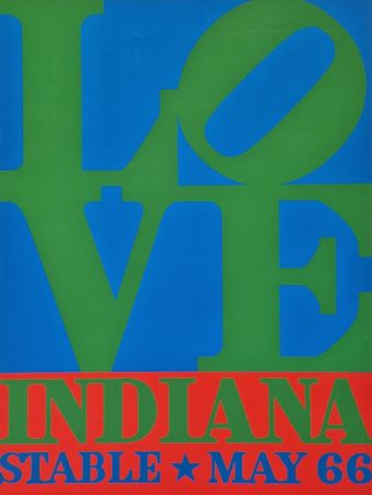 Poster Indiana - Love. Indiana. Stable May 66