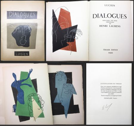 Illustrated Book Laurens - Lucien de Samosate - DIALOGUES. 32 bois gravés en couleurs (Tériade 1951).