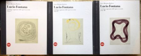 Illustrated Book Fontana - Lucio Fontana. Catalogo ragionato dell'opera su carta. (English /  Italian : Catalogue raisonné of the works on paper
