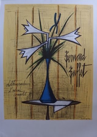Lithograph Buffet - Lys et Iris