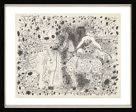 Lithograph Picasso - L'Éyuyère, 1960