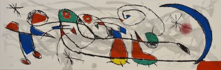 Etching And Aquatint Miró - L'émancipation définitive de la queue du chat 