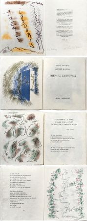 Illustrated Book Masson - Léna Leclercq. POÈMES INSOUMIS. Avec 10 lithographies sur Japon nacré (1963)