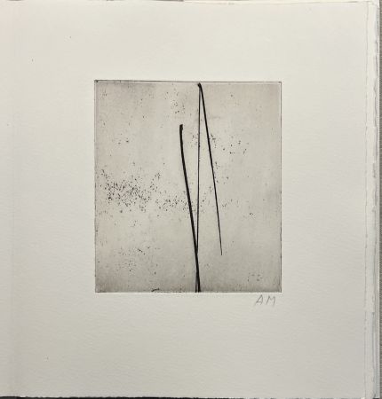 Illustrated Book Marfaing - M. Butor. L’Étoile des Encres. Eau-forte originale monogrammée  1982