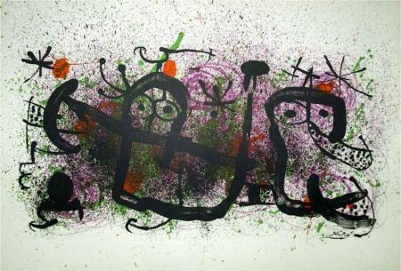 Lithograph Miró - MA DE PROVERBIS