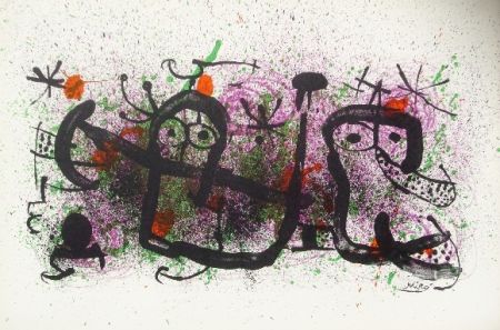 Lithograph Miró - Ma de proverbis 2