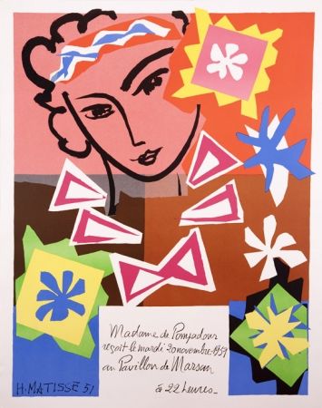 Lithograph Matisse - Madame de Pompadour