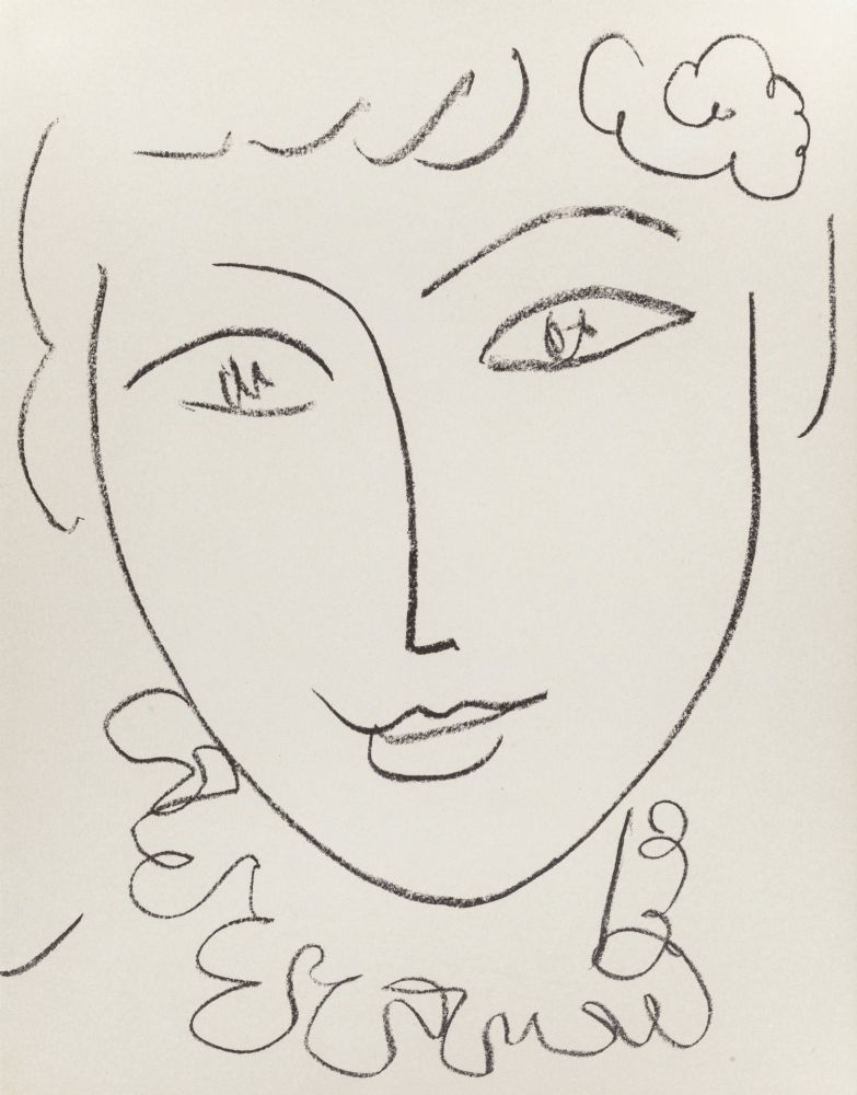 Lithograph Matisse - Madame Pompadour