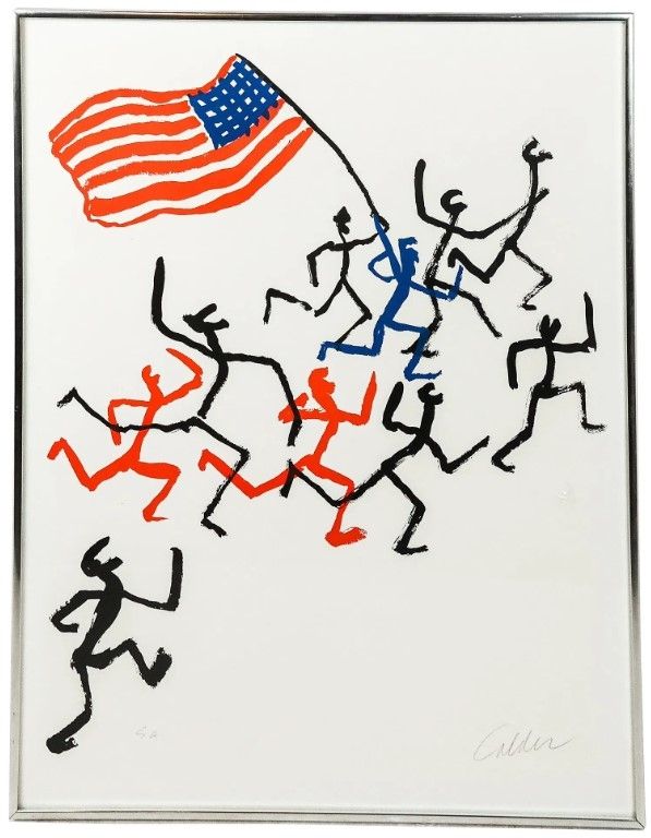 Lithograph Calder - Madison Square Boy's Club