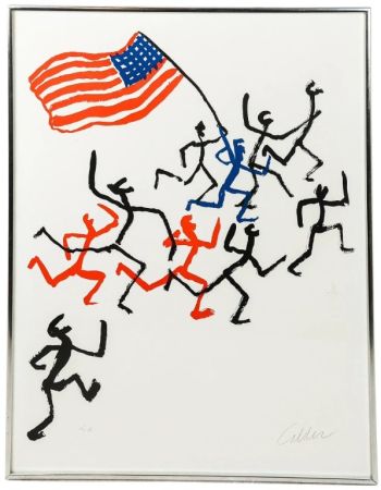 Lithograph Calder - Madison Square Boy's Club