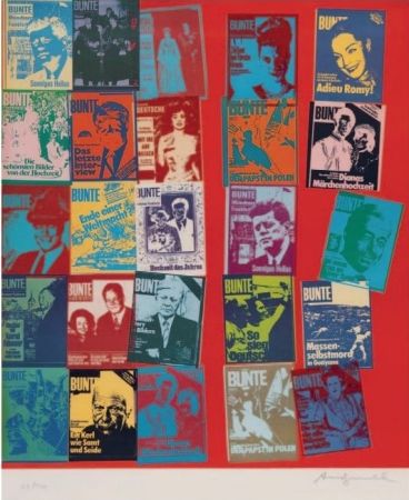 Screenprint Warhol - Magazine and History