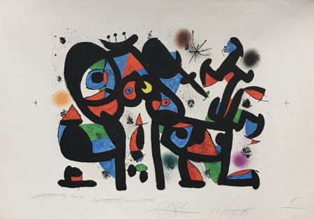Lithograph Miró - Magie Blanche I