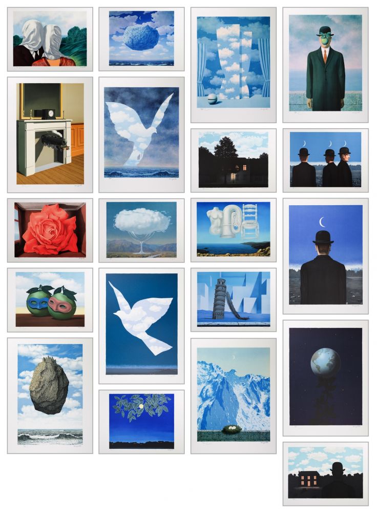 Lithograph Magritte - Magritte Lithographies V