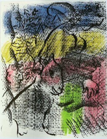 Lithograph Chagall - Mai 1970