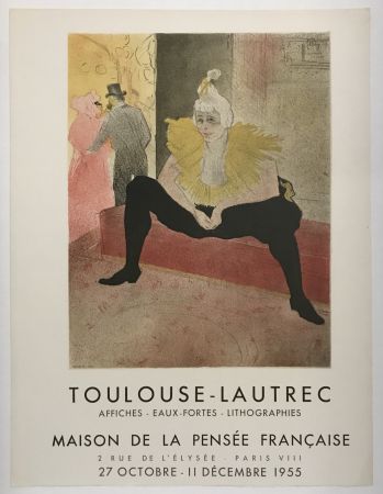 Lithograph Toulouse-Lautrec - Maison de la Pensée Francaise