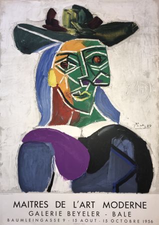 Lithograph Picasso - Maitres de l’ Art Moderne – Galerie Beyeler Basel