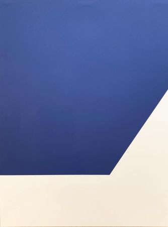 Lithograph Kelly - Mallarmé Suite: Blue