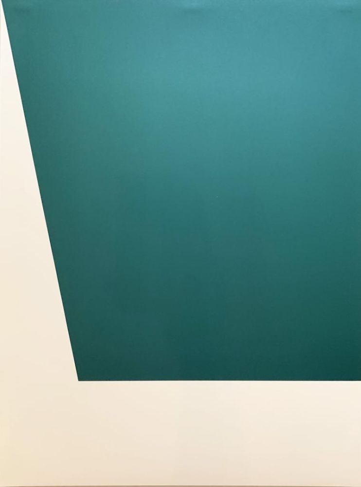 Lithograph Kelly - Mallarmé Suite: Green