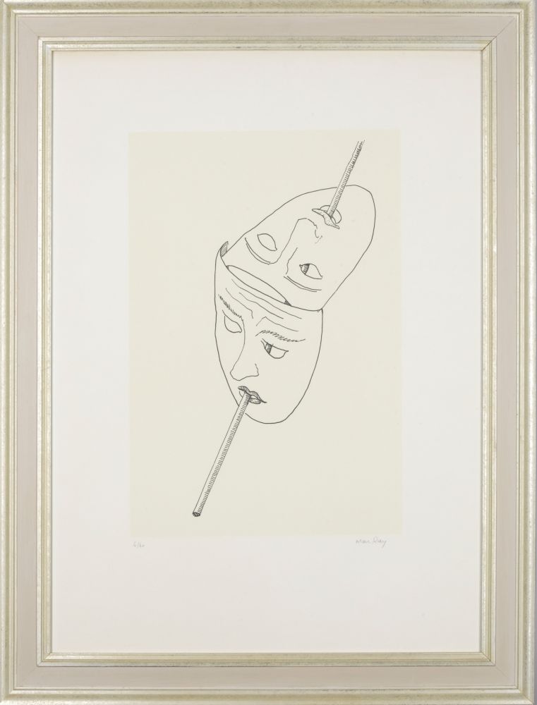 Lithograph Ray - Man Ray (1890–1976) - Maschere - Lithograph on paper