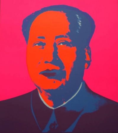 Screenprint Warhol (After) - Mao - Hot pink