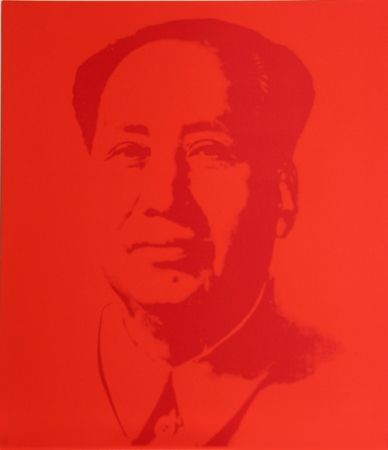 Screenprint Warhol (After) - Mao - Red