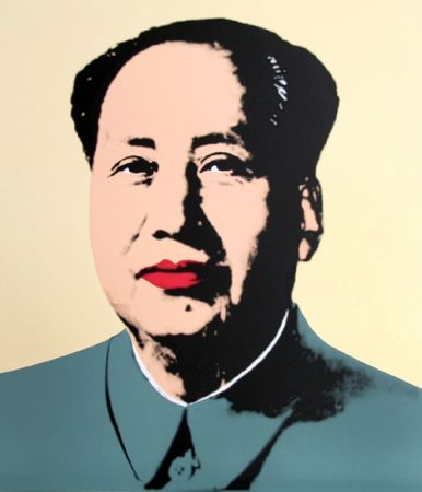 Screenprint Warhol (After) - Mao - Yellow