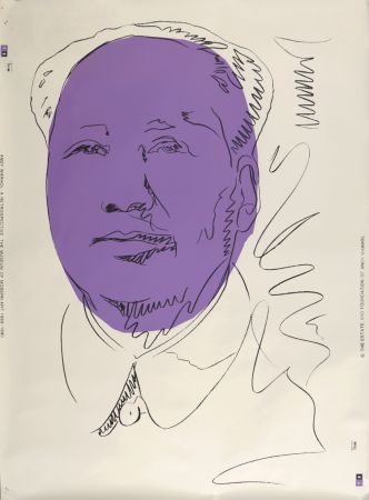 Screenprint Warhol - Mao, 1989