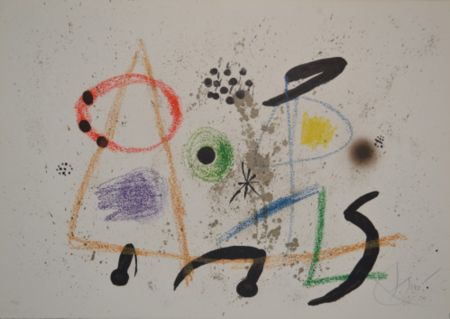 Lithograph Miró - Maravillas - M1055